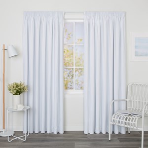 Blockout Lining Curtain White - Readymade Pencil Pleat Lining Curtain